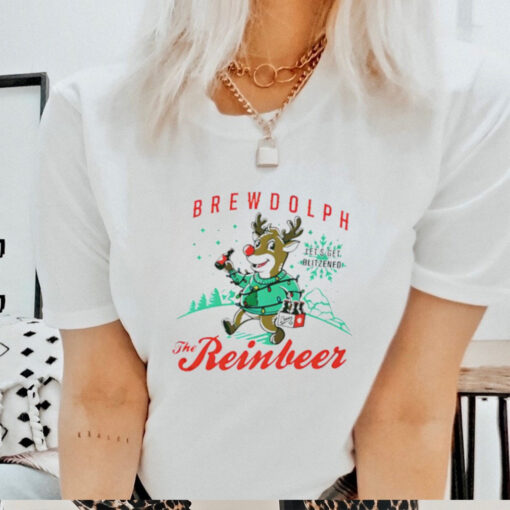 Official Reindeer Brewdolph the Reinbeer let’s get blitzened shirt