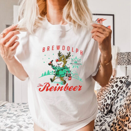 Official Reindeer Brewdolph the Reinbeer let’s get blitzened shirt