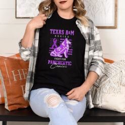 Official Texas A&M Aggies Fight For Pancreatic Cancer 2024 Shirt