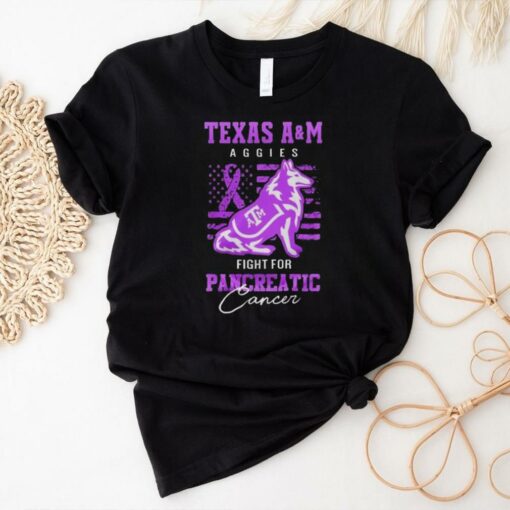 Official Texas A&M Aggies Fight For Pancreatic Cancer 2024 Shirt