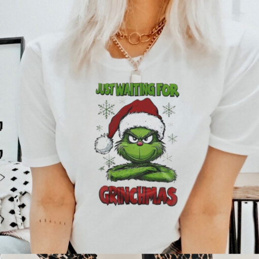 Official The Grinch Just Waiting For Grinchmas 2024 Shirt