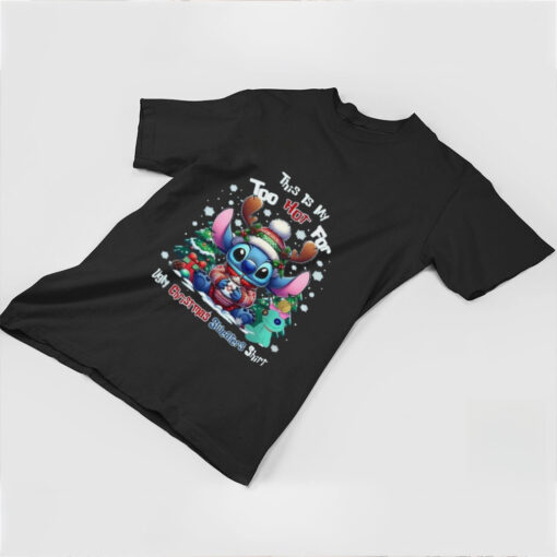 Official This Is My Too Hot For Ugly Christmas  Shirt Stitch Shirt