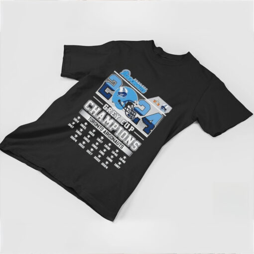 Official Toronto Argonauts City 2024 Grey Cup Champions Shirt