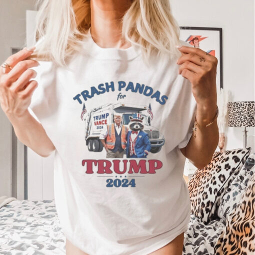 Official Trump Garbage Trash Pandas for Trump 2024 President For The People Funny WI Rally Garbage Truck Shirt