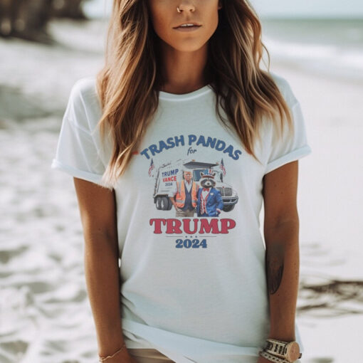 Official Trump Garbage Trash Pandas for Trump 2024 President For The People Funny WI Rally Garbage Truck Shirt