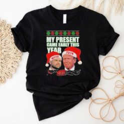 Official Trump Vance My Present Came Early This Year 2024 Christmas Shirt