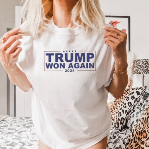 Official Trump Won Again 2024 Shirt