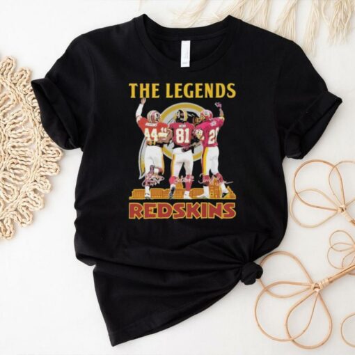 Official Washington Redskins Football The Legends Of Team History T Shirt