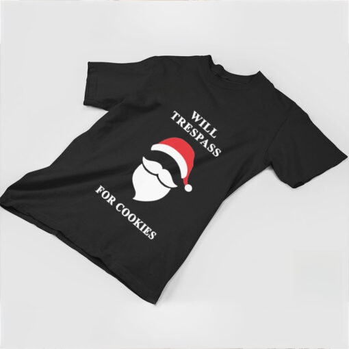 Official Will trespass for cookies Christmas 2024 T shirt