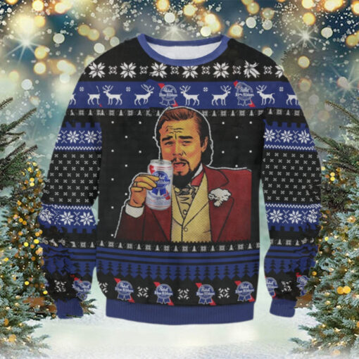 Pabst Blue Ribbon Beer Meme Ugly Sweater