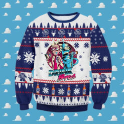 Pabst Blue Ribbon Rick And Morty Ugly Sweater