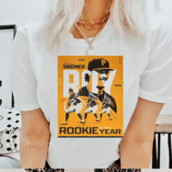 Paul Skenes 2024 National League Jackie Robinson Rookie of the Year Pittsburgh Pirates MLB Poster T shirt