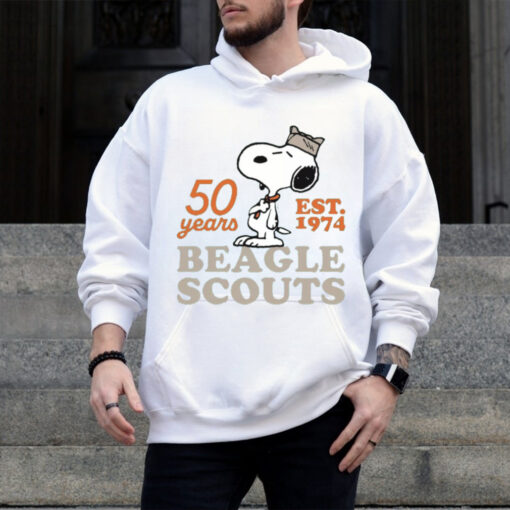 Peanuts 50 Years EST.1974 Beagle Scouts T Shirt