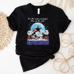 Peanuts Cowboys it’s the most wonderful time of the year Christmas shirt