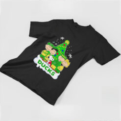 Peanuts Oregon Ducks Christmas tree shirt