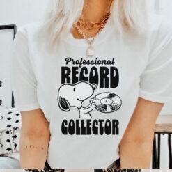 Peanuts Prfessional Record Collector T Shirt