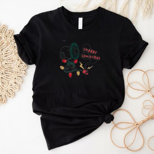 Peanuts Snoopy Crabby Christmas wreath shirt