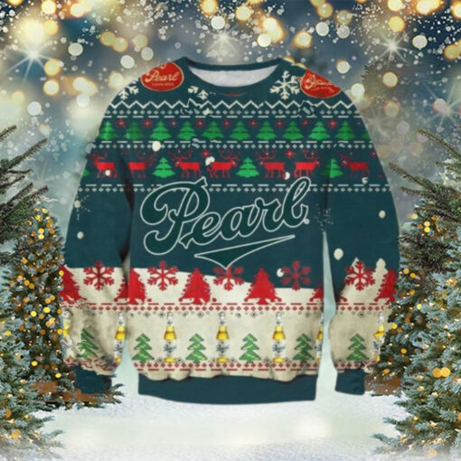 Pearl Larger Beer Ugly Sweater