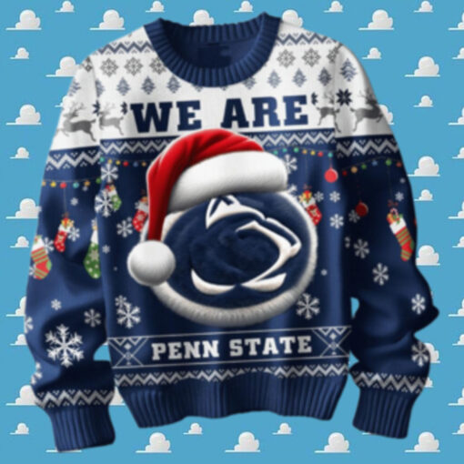 Penn State Nittany Lions We Are Penn State Football Christmas Ugly Sweater