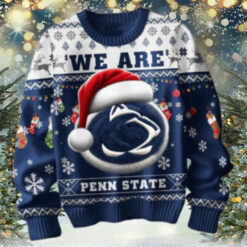 Penn State Nittany Lions We Are Penn State Football Christmas Ugly Sweater