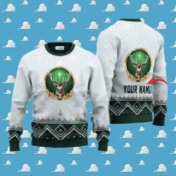 Personalized Jagermeister Winter Reindeer Ugly Sweater