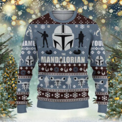 Personalized Mandalorian Christmas Sweater – Best gifts your whole family