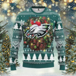 Philadelphia Eagles Sweatshirt Christmas Snowflakes, Philadelphia Eagles Ugly Sweater