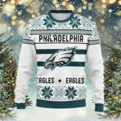 Philadelphia Eagles Sweatshirt Christmas Snowflakes Unisex Adults, Philadelphia Eagles Ugly Sweater