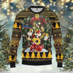 Pittsburgh Pirates Tree Christmas Ugly Sweater, MLB Christmas Sweater