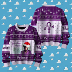 Prince Is All I Want For My Christmas 2024 Ugly Sweater