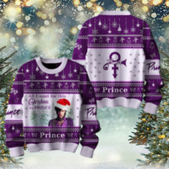 Prince Is All I Want For My Christmas 2024 Ugly Sweater