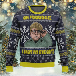 Ralphie A Christmas Story Oh Fuuudge I Shot My Eye Out Ugly Christmas Sweater