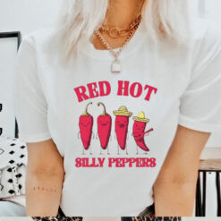 Red hot silly peppers cute t shirt