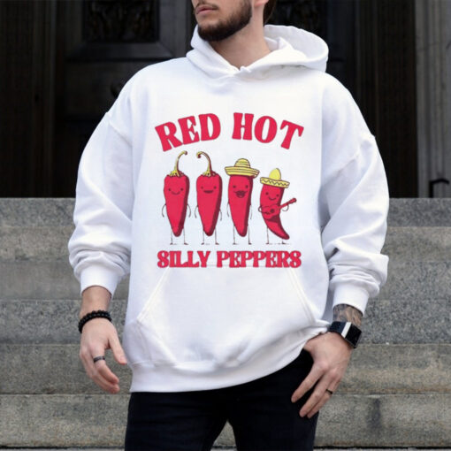 Red hot silly peppers cute t shirt