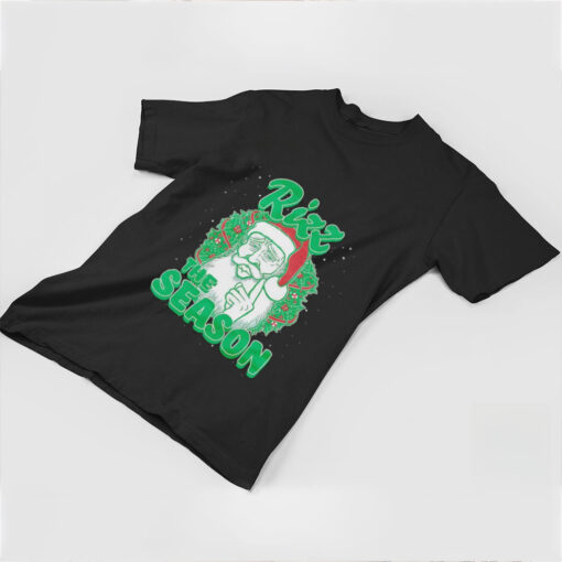 Rizz The Season Santa funny shirt