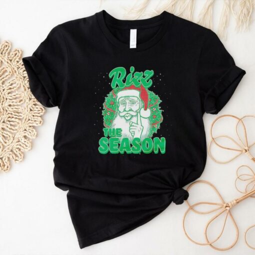 Rizz The Season Santa funny shirt