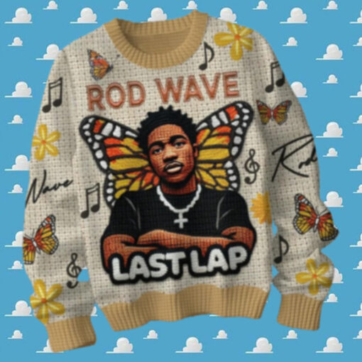 Rod Wave Last Lap Tour Celebration In Christmas Ugly Sweater