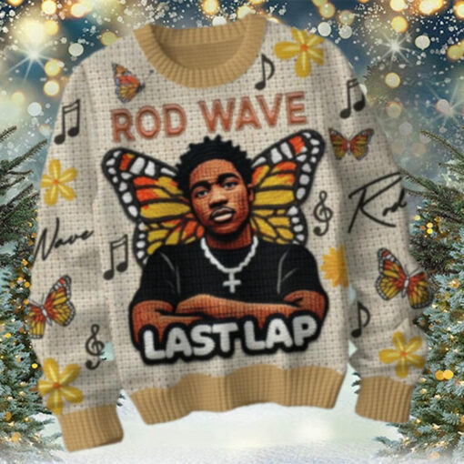 Rod Wave Last Lap Tour Celebration In Christmas Ugly Sweater