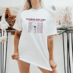 Rose Number on girl single release times schedule shirt