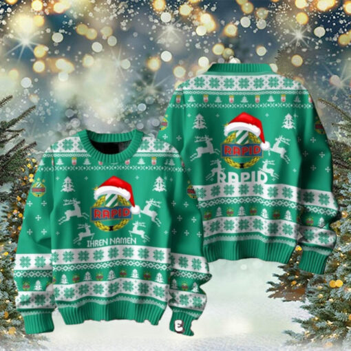 SK Rapid Wien 2024 Christmas Ugly Sweater