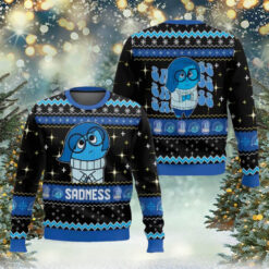 Sadness Inside Out Ugly Christmas Sweater