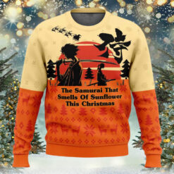 Samurai Champloo The Samurai That Smells Of Sunflower This Christmas Ugly Sweater