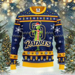 San Diego Padres Christmas Sweater Grinch Holiday Theme