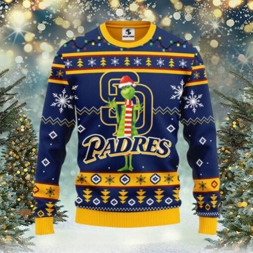 San Diego Padres Christmas Sweater Grinch Holiday Theme