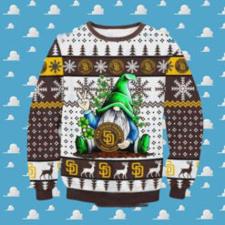 San Diego Padres Gnome Christmas Sweater Peaceful Design