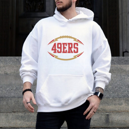 San Francisco 49ers Text in Ball shirt