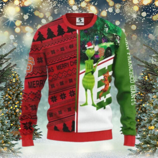 San Francisco Giants Grinch & Scooby – Doo Ugly Christmas Sweater, MLB Christmas Sweater