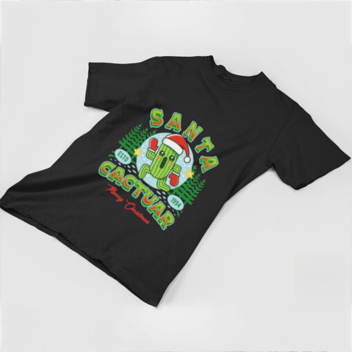 Santa Cactuar Merry Christmas Shirt