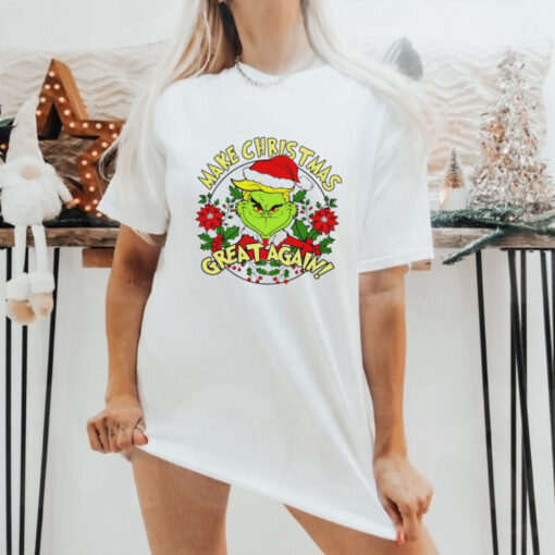 Santa Grinch Trump Greench 2024 Make Christmas Great again shirt