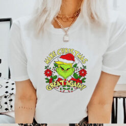 Santa Grinch Trump Greench 2024 Make Christmas Great again shirt